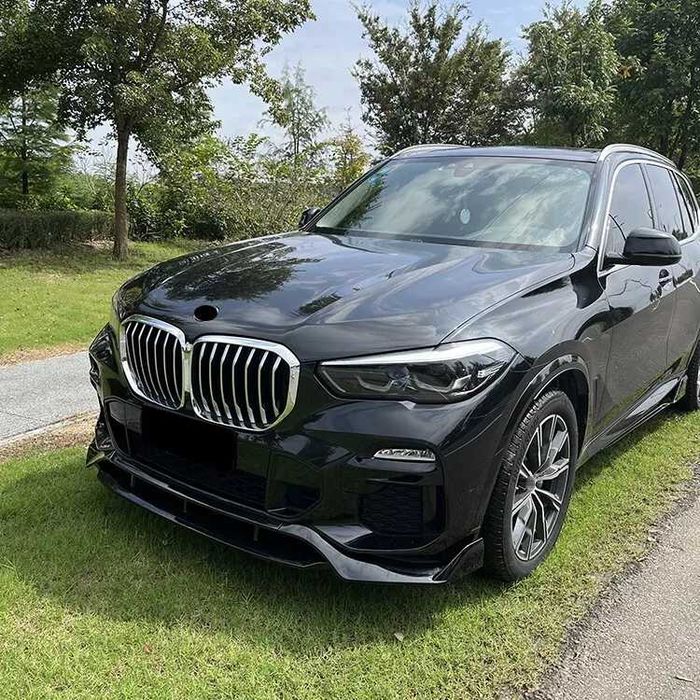 Prelungire Extensie Lip Bara Fata M BMW X5 G05 2018-2023, Negru Lucios