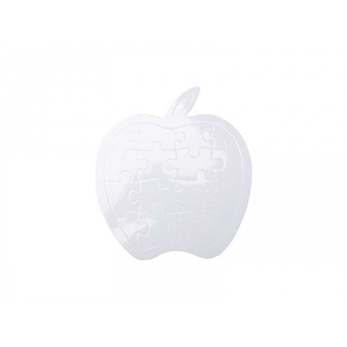 Puzzle personalizat din carton - inimioară, măr, A4