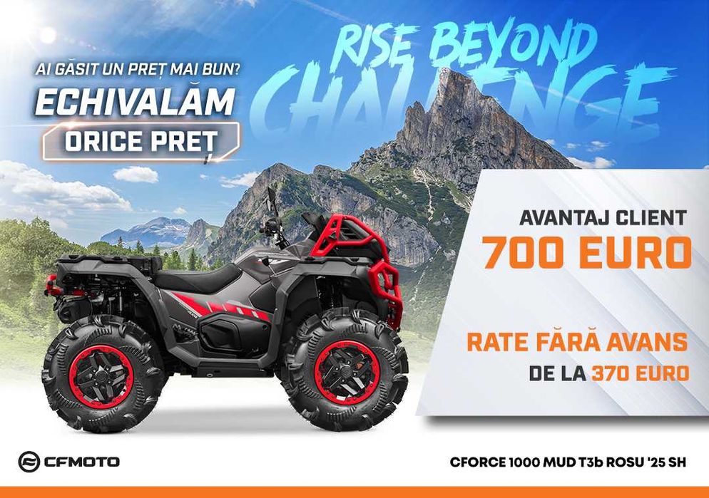Atv CFMOTO CFORCE 1000 MUD T3b Rosu '25 SH