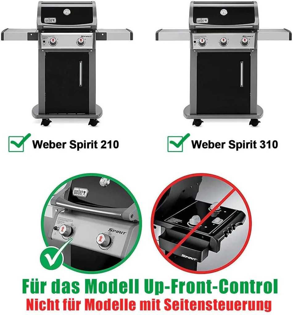 Aprindere pentru Weber Spirit E210 S210 buton arzător frontal