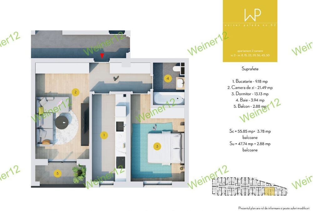 Apartament 2 Camere Direct Dezvoltator Finalizare 2025