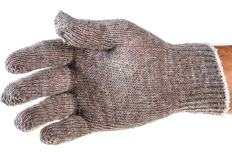 Перчатки трикотажные пятипалые рабочие 37 грамм