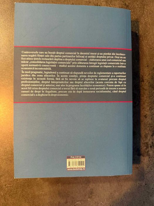 Tratat de drept comercial român, Cristian Gheorghe, 2022