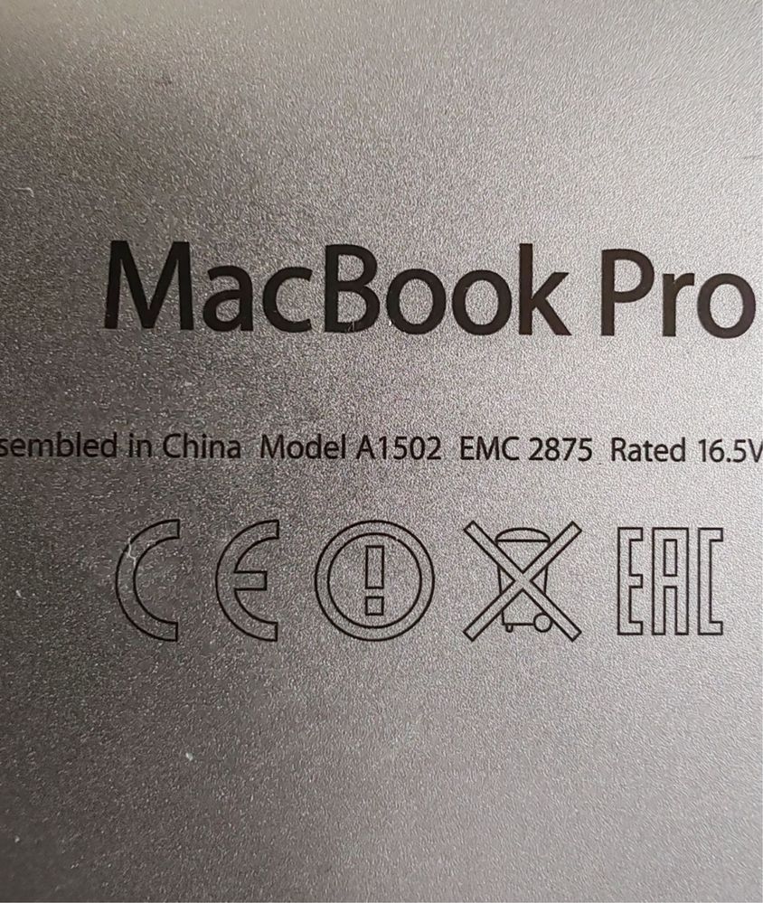 macbook pro a1502 2014