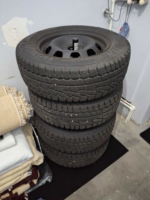 Jante tablă cu cauciucuri iarnă