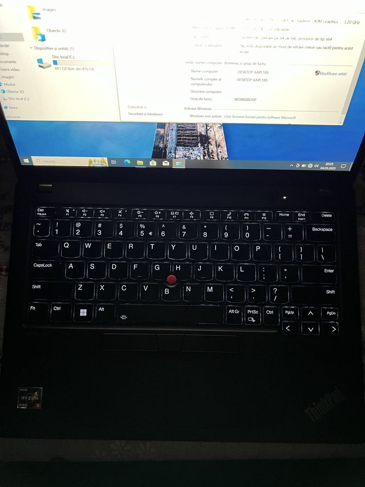 Lenovo thinkpad x13 G4 AMD Ryzen 5 Pro 16 GB Ram 512GB SSD