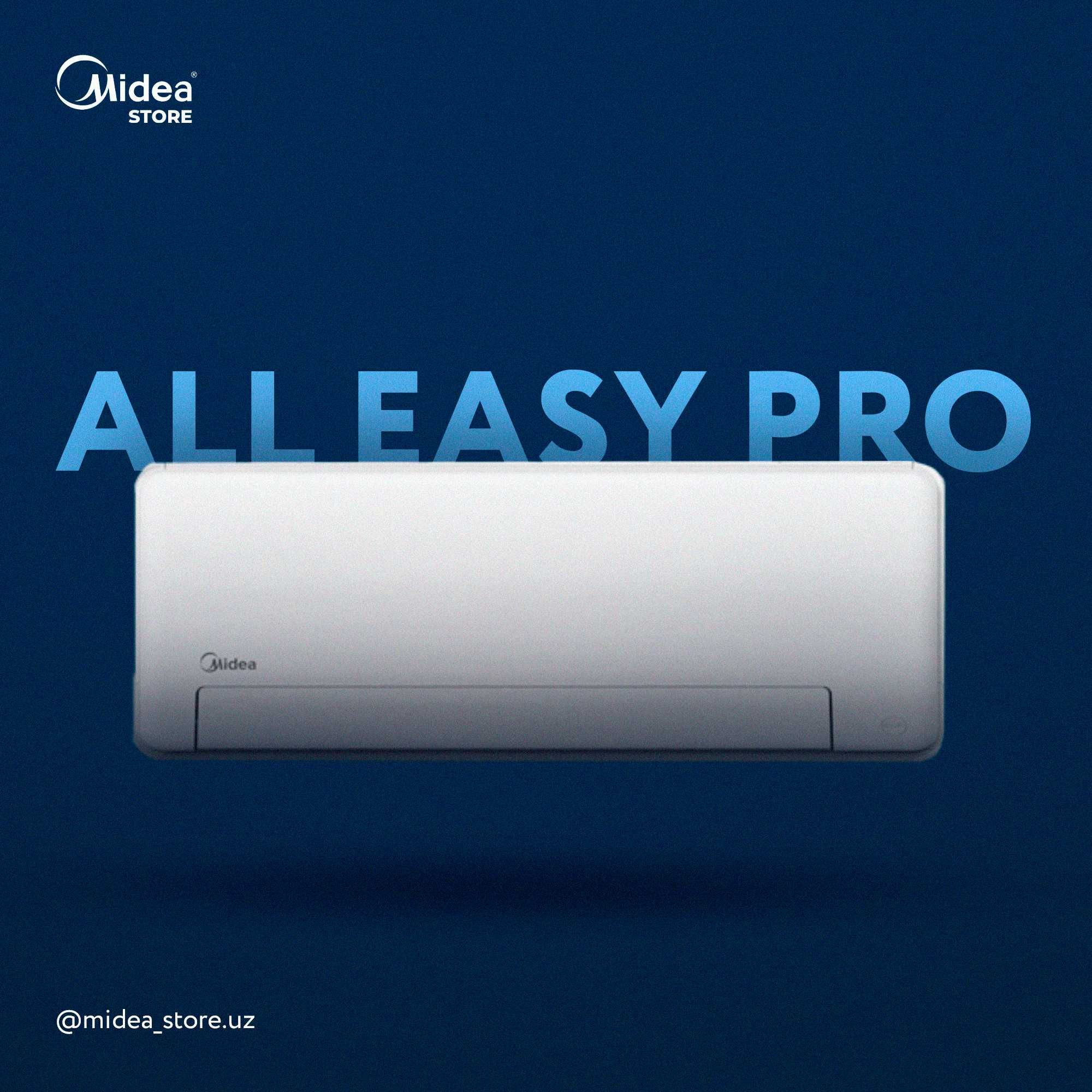 Кондиционер / konditsioner Midea ALL EASY PRO INVERTER 9 Low voltage