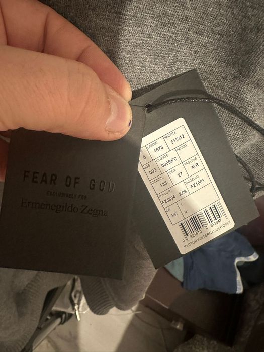 Bluza Fear of God x Ermenegildo Zegna - Size M -