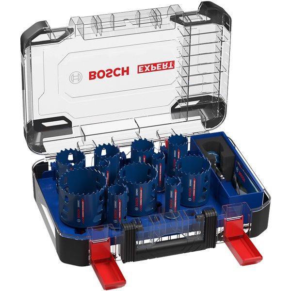 Bosch EXPERT Tough Material - Set carote, multimaterial, 20-76 mm