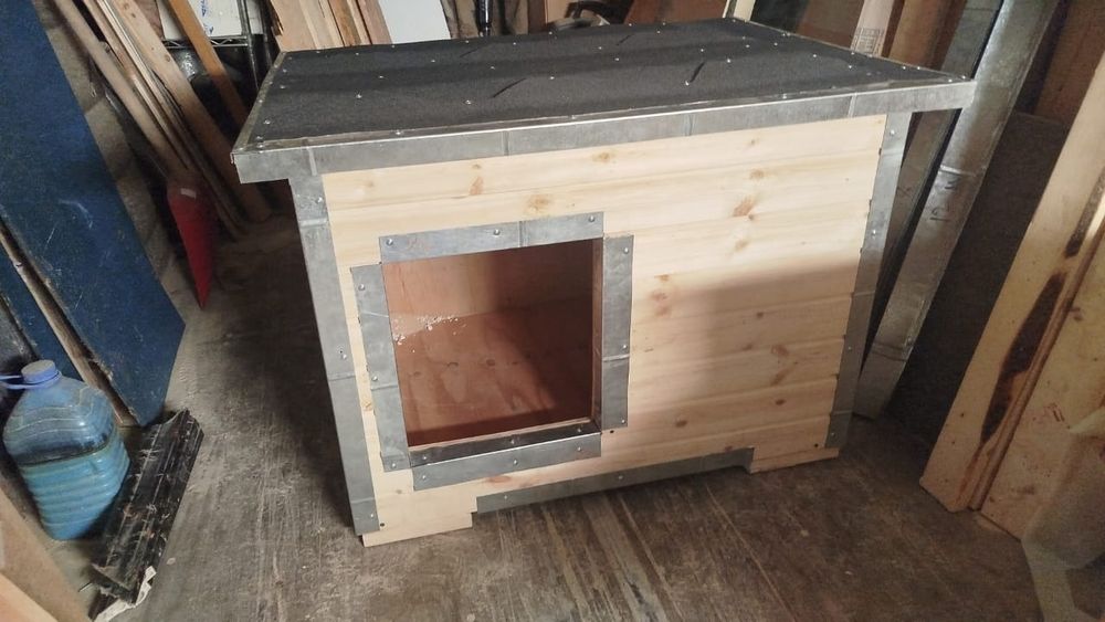 Будка для собаки утеплённые крыша мягкий кровля Звоните пишите бесплат