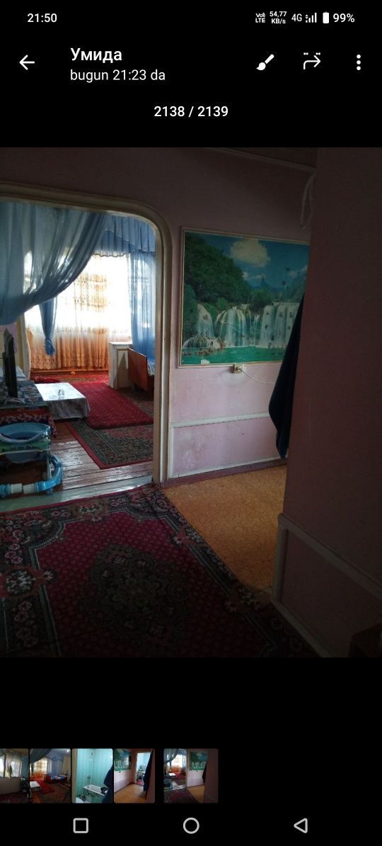 1 х квартира сотилади  срочна  .