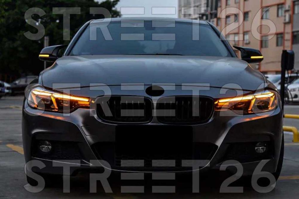Faruri LED BMW Seria 3 F30 F31 (2011-2019) G20 Design Pentru Halogen