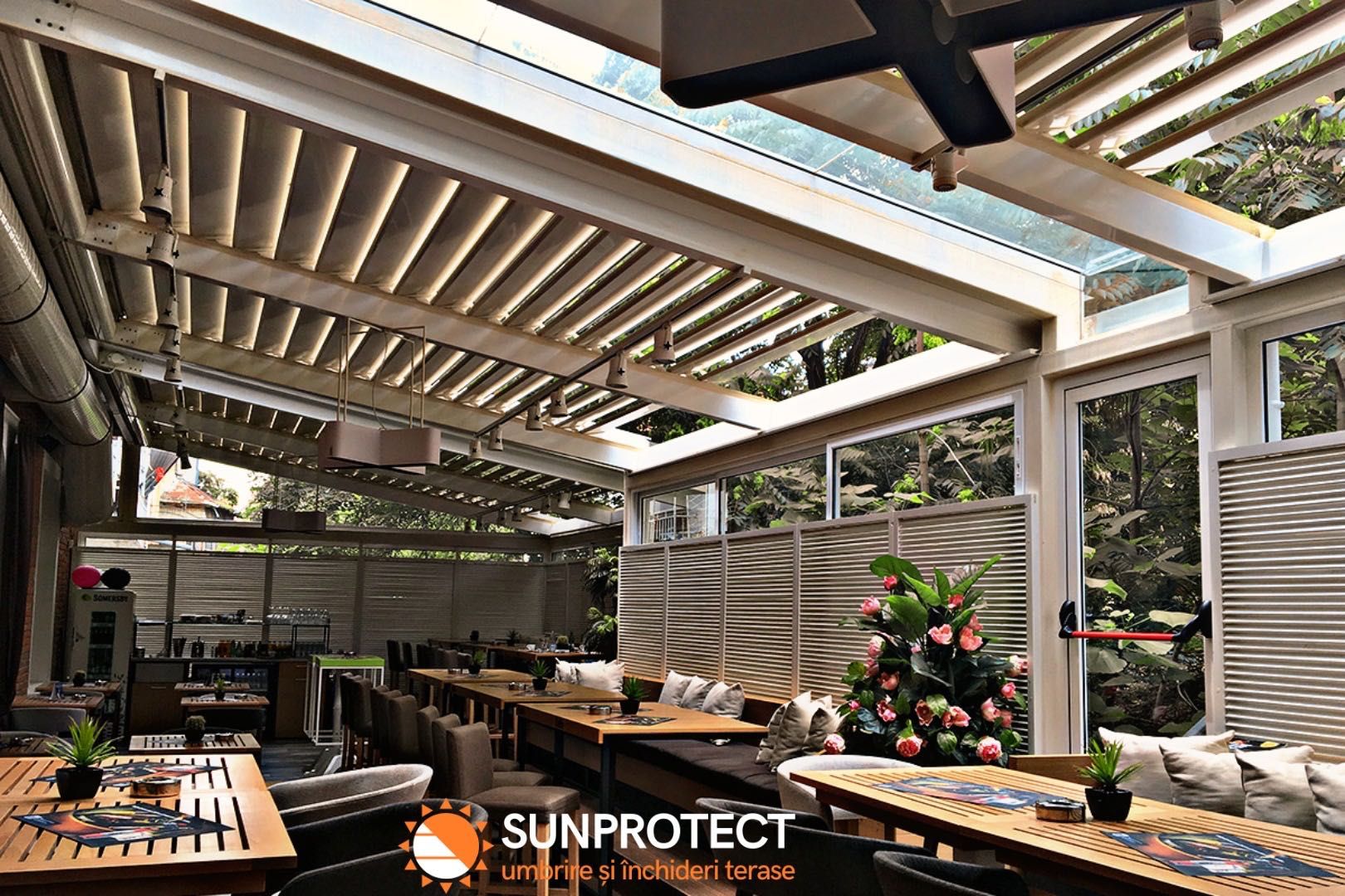 Pergole retractabile Bioclimatice, All Season-PVC, Winter Garden.