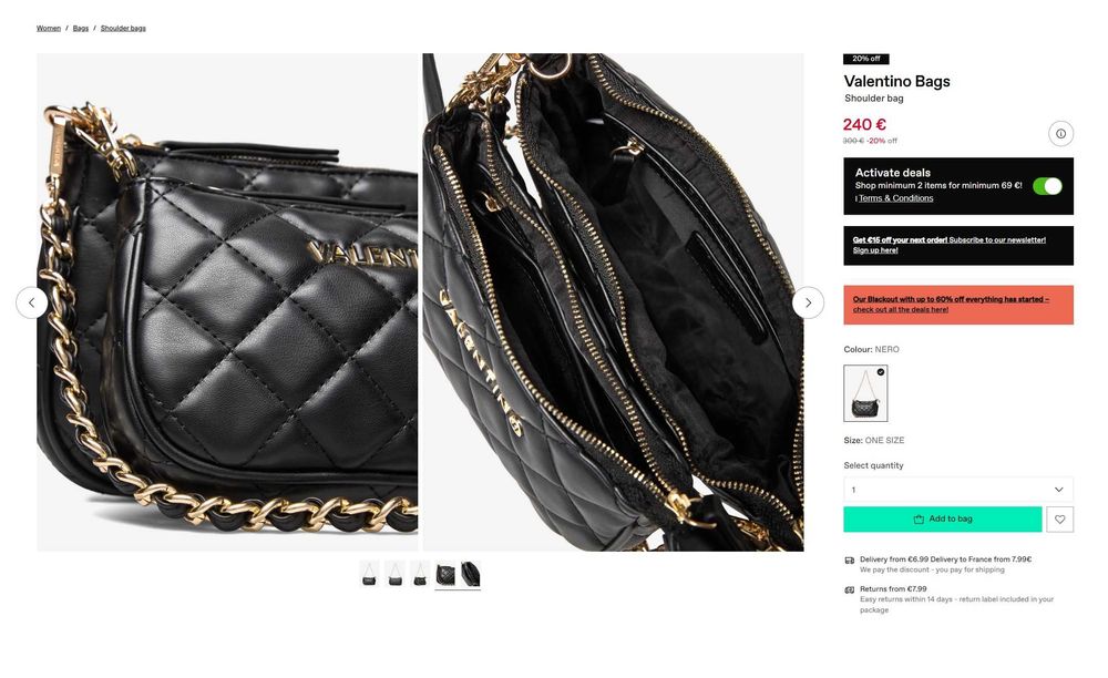 Geanta/Poseta Valentino Set Crossbody