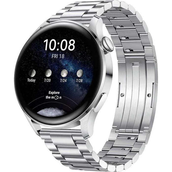 Smartwatch Huawei Watch 3 46mm eSIM Stainless Steel Strap Nou Sigilat