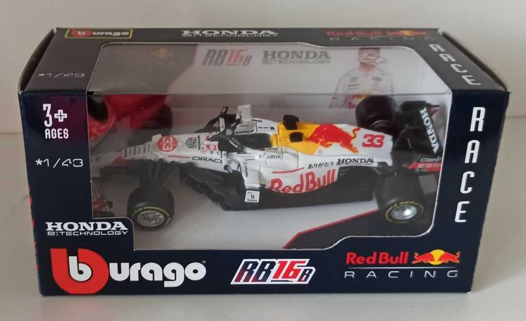 Macheta Red Bull RB16B Honda Verstappen Campion Formula 1 2021 1/43 F1