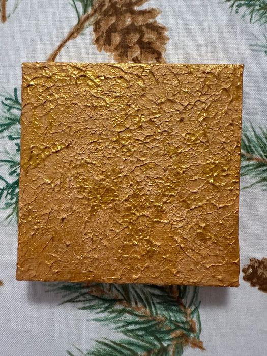 Tablou pictură texturată 10 cm x 10 cm, făcut manual