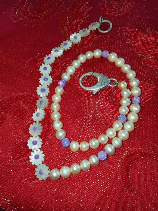 Hatton Labs colier perle și opal natural