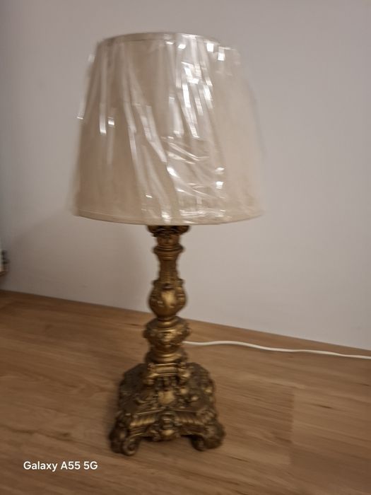 Accesoriu decorațiune lumina vintage colectie ipsos aurit Anglia 1930