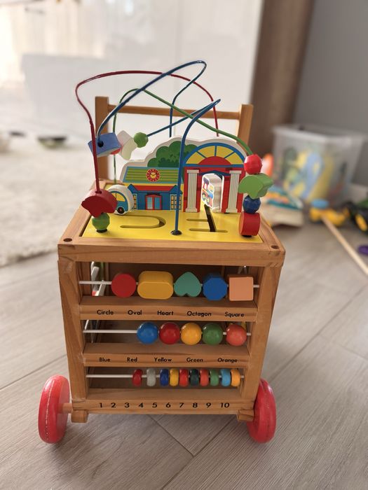 Antepremergator lemn cub activitati 6 in 1
