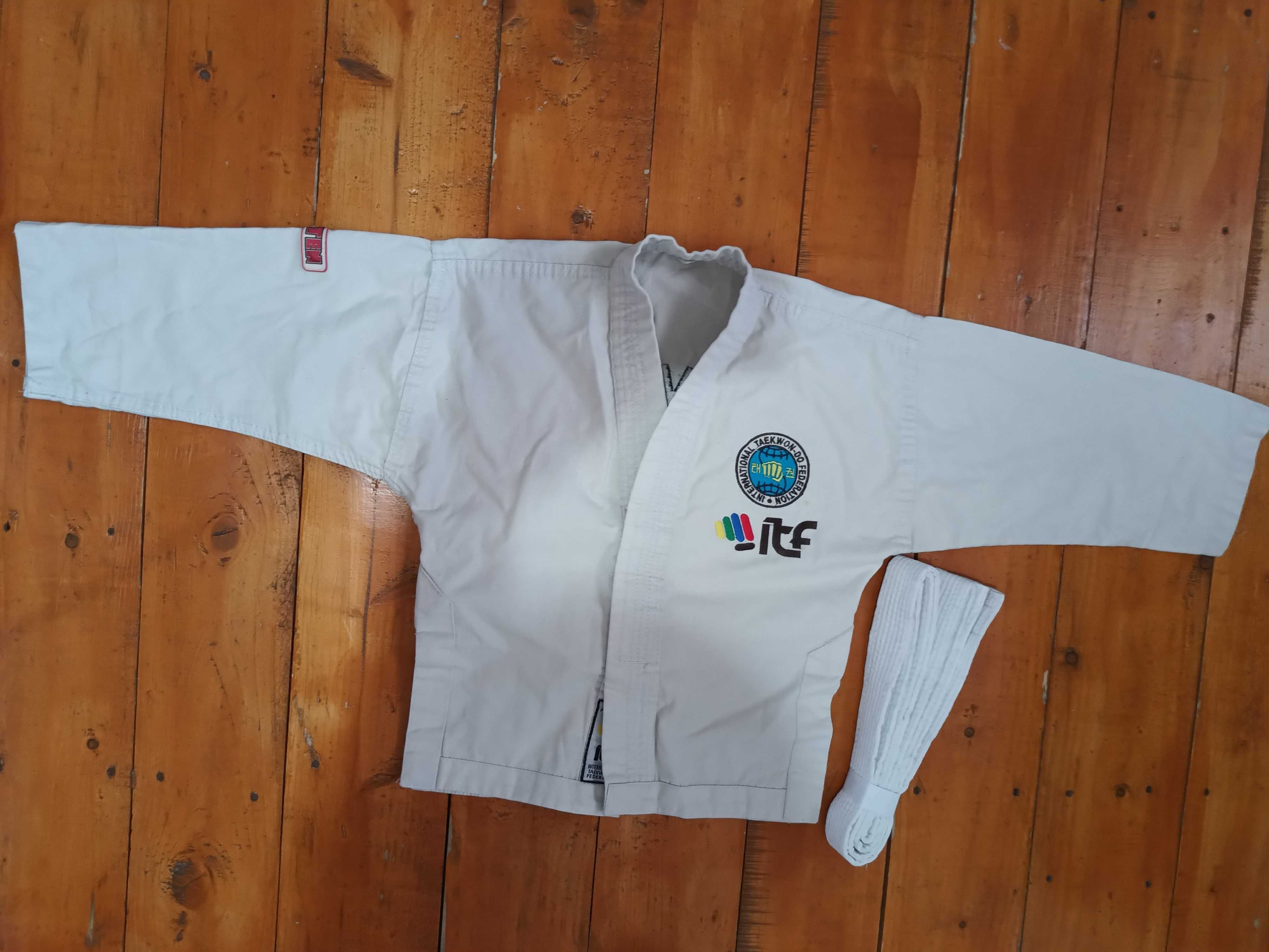 Haina Costum/Karate/Judo/Taekwondo,6-7 ani,copii, Dobok,manusi