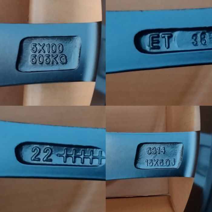 Jante 15 VW Polo Golf 4 Bora New Beetle VW Fox Golf 3 GTI