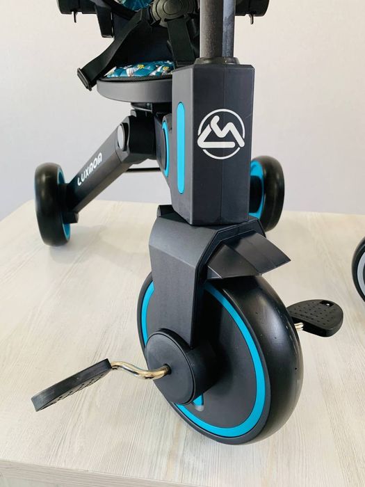 Новая Коляска расскладной велосипед трансформер спинка откидывается