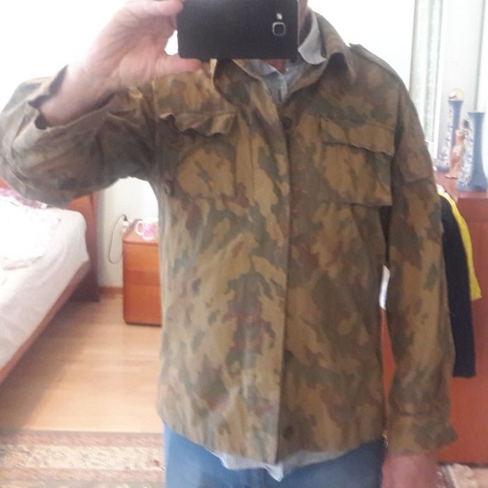 Армейская куртка советская, вещмешок, флагшток