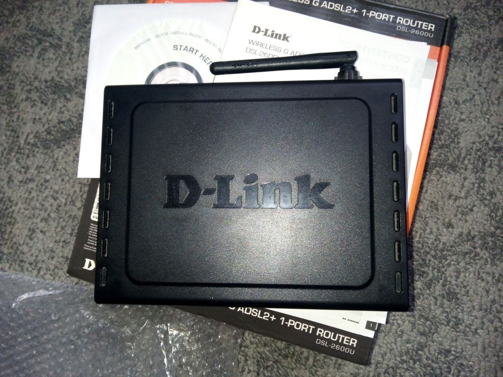 Новый модем D-Link DSL-2600U