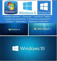 Instalare windows, service laptop , calculator , inginer cu experienta