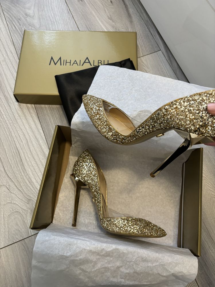 Pantofi glitter Mihai Albu