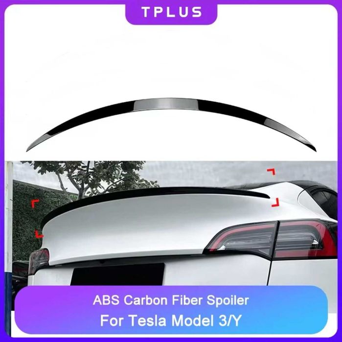 Eleron Lip Codita Portbagaj Tesla Model Y  Negru Lucios