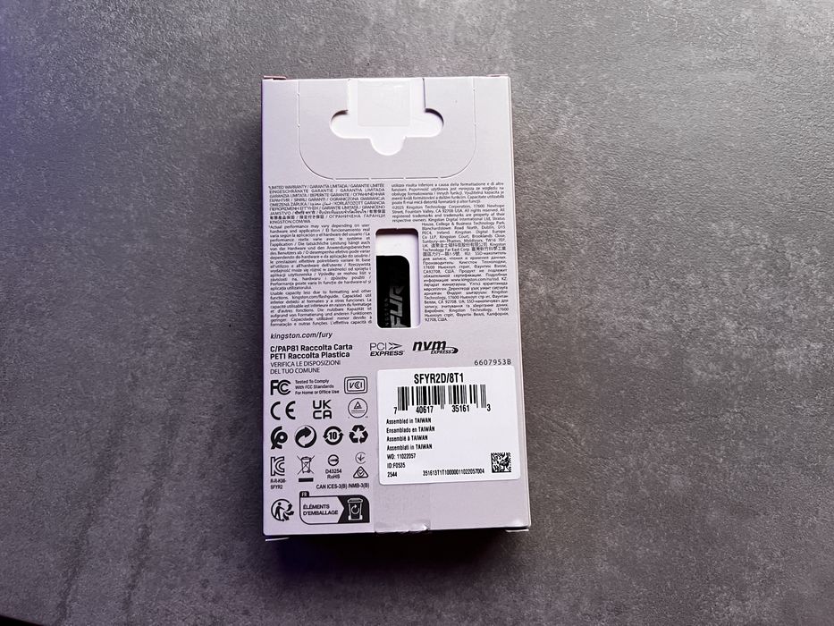 SSD Kingston Fury Renegade 8TB PCIe 5.0