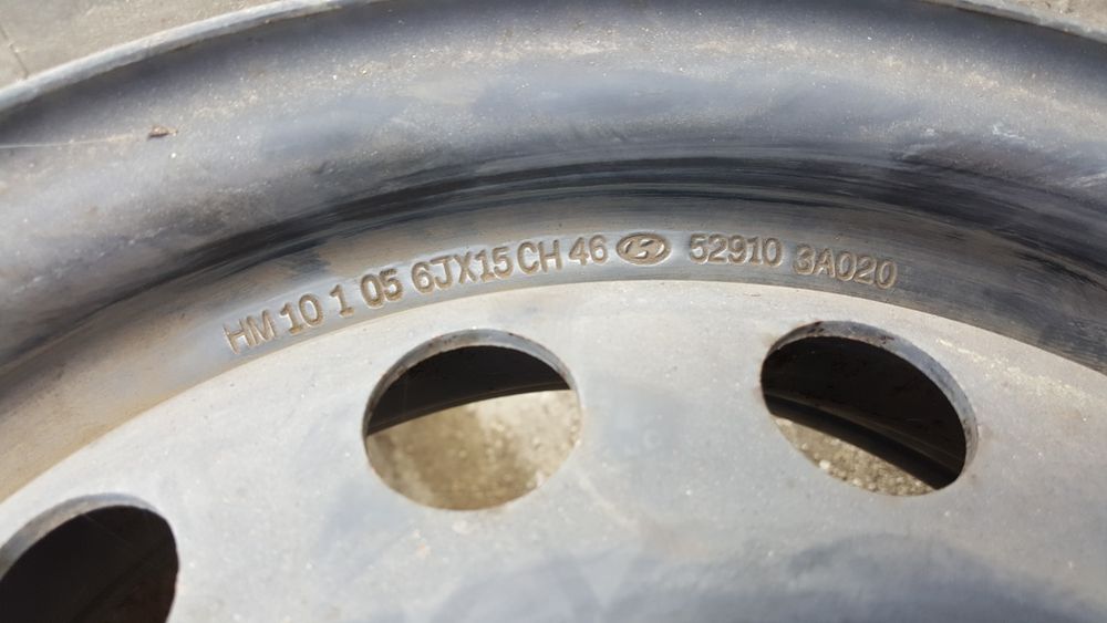 Нова джанта и нова гума 15 за хюндай