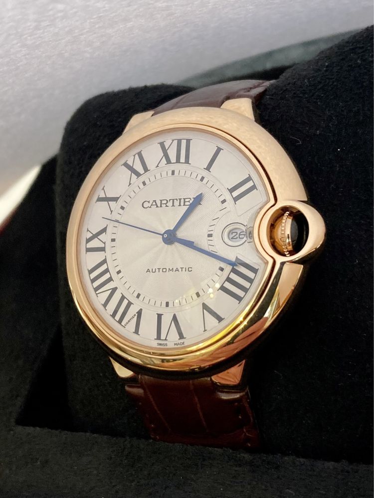 Ceas Cartier Ballon Bleu aur roz