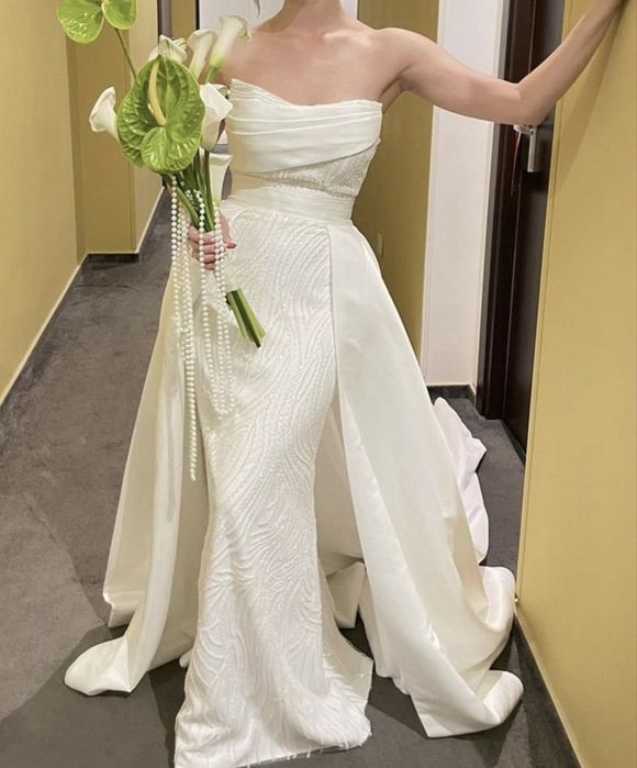 Изысканное свадебное платье трансформер