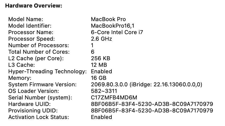 ПЕРФЕКТЕН MacBook Pro 16-inch, 2019 - i7 6 Core, 16 GB, 512 GB, 4GB