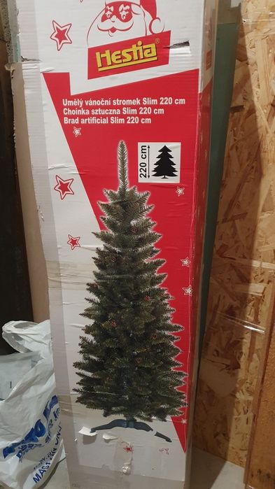 Brad artificial slim / ingust 220 cm