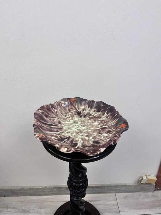 Centru de masa bibelou fructiera ceramica vechi majolika marcat