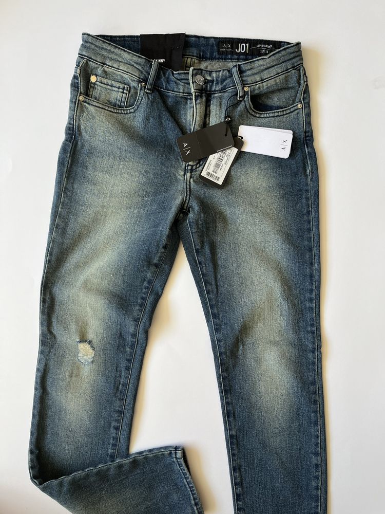 AIX Armani Exchange : J01 Super Skinny Mid Rise - НОВИ 28 / Оригинал