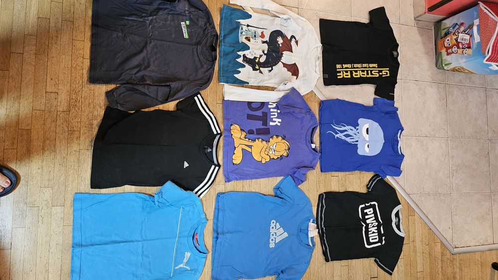 Оригинални дрехи блузки, къси и дълги панталони, анцузи122-128