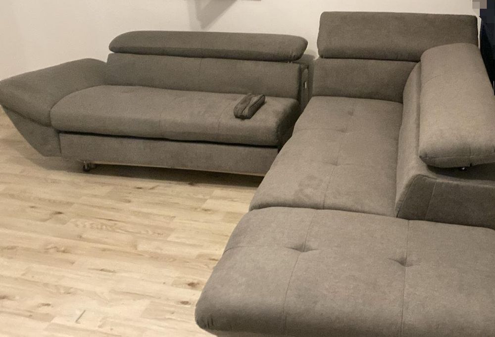 Colțar gri 255x212 H 12cm