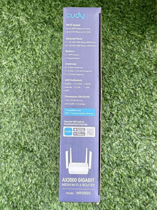 Роутер WiFi Cudy WR3000S OpenWRT