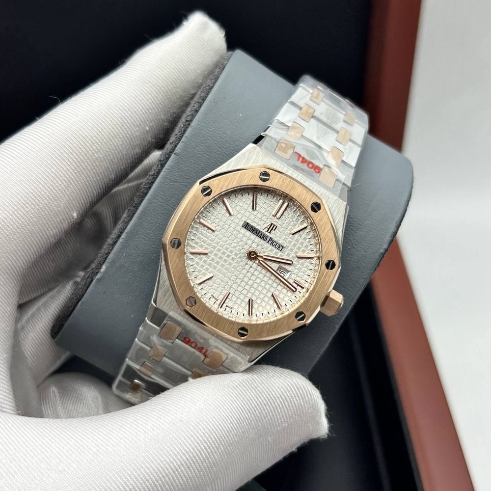 Ceas Ap royal oak white dial 33 mm lady
