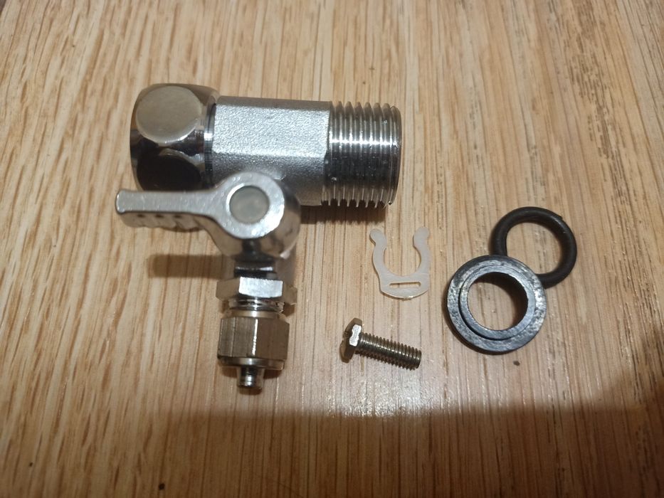 Вентиль на фильтр, врезка