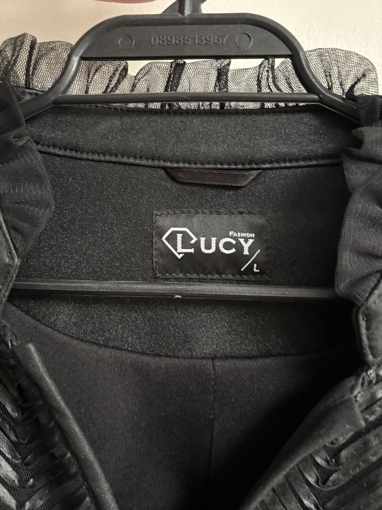 Lucy fashion дамско яко черно L размер