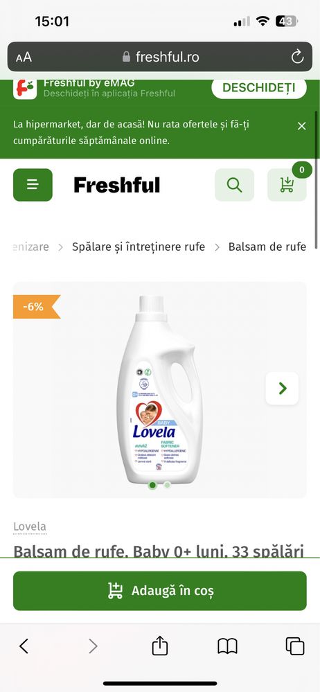 Balsam Lovela Baby 2l