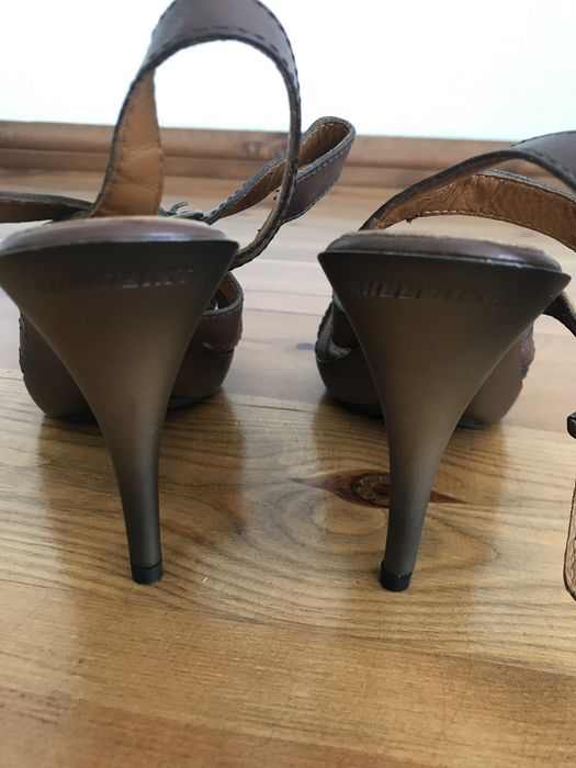 Дамски обувки естествена кожа Miss Sixty 2 чифта /нови и използвани/