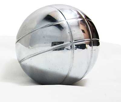 Комплект 8 топки за петанк изработени от хромирана стомана