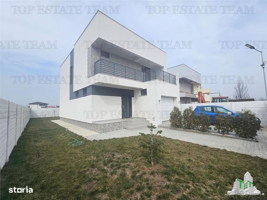 Vila stil mediteranean cu garaj in Dragomiresti-Deal